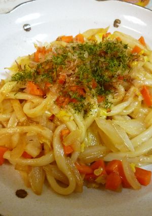☆梅焼きうどん☆-レシピのメイン写真