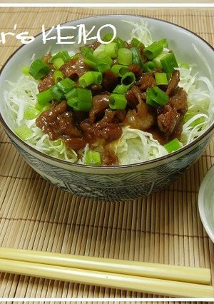【農家のレシピ】キャベツたっぷり豚丼-レシピのメイン写真