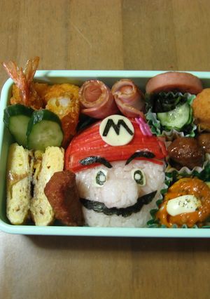 キャラ弁　スーパーマリオ　弁当-レシピのメイン写真