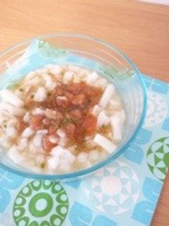 離乳食 ベビーだってサラダうどん-レシピのメイン写真