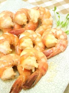 見た目もOK海老塩焼きレモン風味♪-レシピのメイン写真