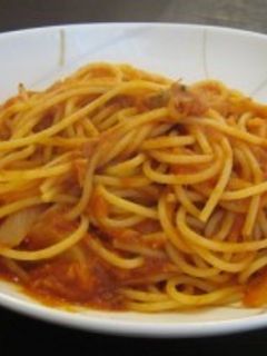 新たまねぎとツナのトマトソースパスタ-レシピのメイン写真