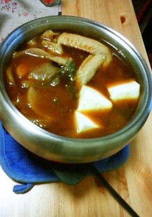 お鍋の季節☆カレー鍋-レシピのメイン写真
