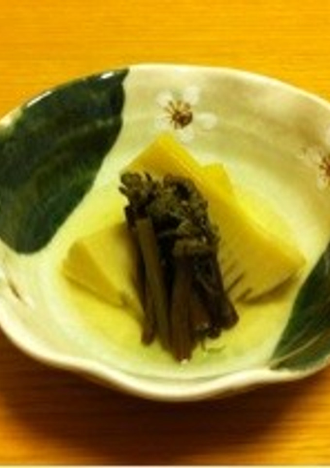 たけのことわらびの煮物-レシピのメイン写真