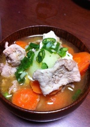 豚汁♡少〜しだけ余っている豚コマ肉でOK-レシピのメイン写真