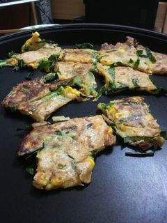 お豆腐でヘルシーチヂミ-レシピのメイン写真