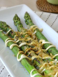焼きアスパラのおかかマヨがけ-レシピのメイン写真