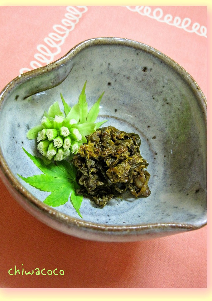 蕗の薹の佃煮-レシピのメイン写真