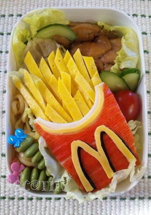 マックポテト（キャラ弁）-レシピのメイン写真