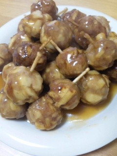 一本使い切り☆シャキシャキタケノコ肉団子-レシピのメイン写真