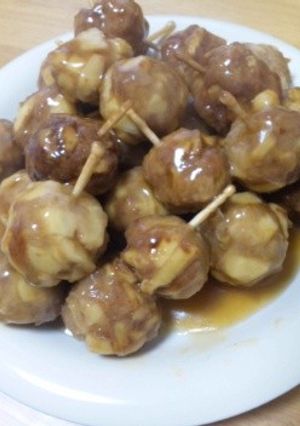 一本使い切り☆シャキシャキタケノコ肉団子-レシピのメイン写真