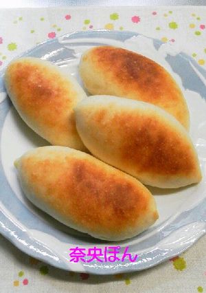 ノンオイル☆もっちり焼きカレーパン♪-レシピのメイン写真