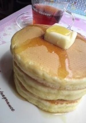 ふっくら　ホットケーキ-レシピのメイン写真