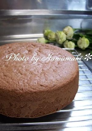 材料４つ！ココアdeチョコスポンジ♪-レシピのメイン写真