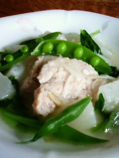 塩麹さんに感謝♪豚ヒレ肉と野菜のス-プ。-レシピのメイン写真