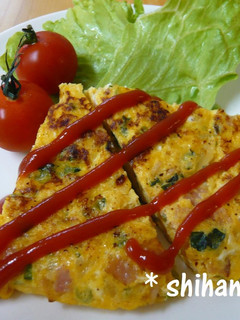 朝食迷ったら☆オープンオムレツ-レシピのメイン写真