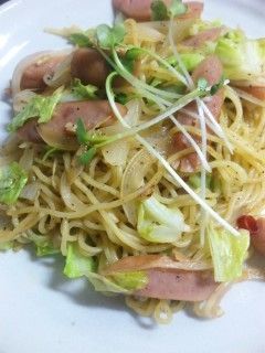 焼きそばで和風ペペロンチーノ風-レシピのメイン写真
