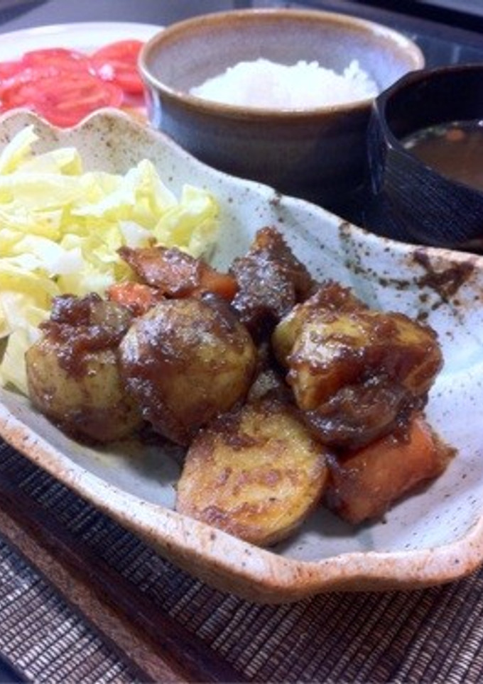 牛肉と根菜のカレー炒め-レシピのメイン写真