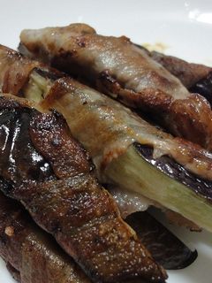 ご飯がすすむナスの豚肉巻き-レシピのメイン写真
