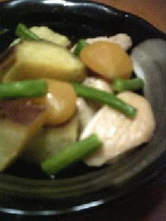 鶏肉+さつま芋の煮物-レシピのメイン写真