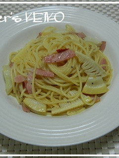 【農家のレシピ】タケノコのペペロンチーノ-レシピのメイン写真