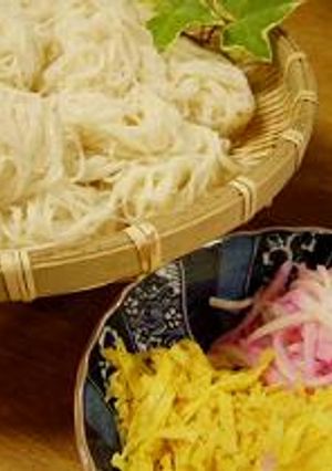 つゆが美味しい素麺　-レシピのメイン写真
