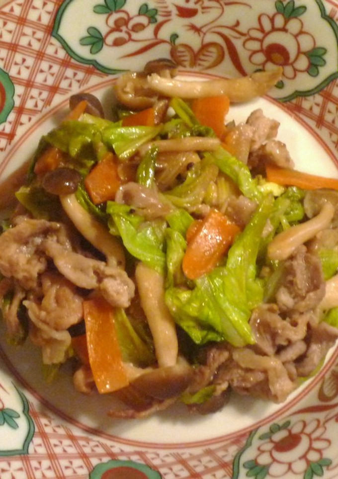 豚肉と野菜のオイスター味噌炒め-レシピのメイン写真