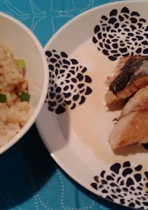 タケノコごはん&鰆のハチミツ醤油照り焼き-レシピのメイン写真