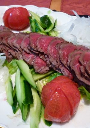 超簡単　牛肉のたたき-レシピのメイン写真