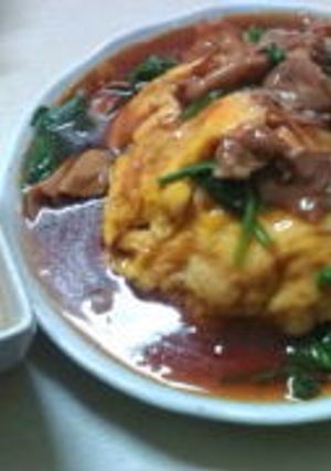超簡単!4つの材料で絶品海老玉丼!-レシピのメイン写真