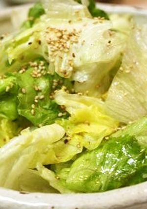 はまる！レタスが丸々食べれちゃうサラダ♪-レシピのメイン写真