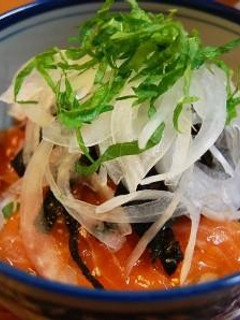 サーモンの漬け丼-レシピのメイン写真
