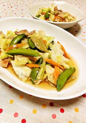 春いっぱい☆野菜炒めあんかけ♪-レシピのメイン写真