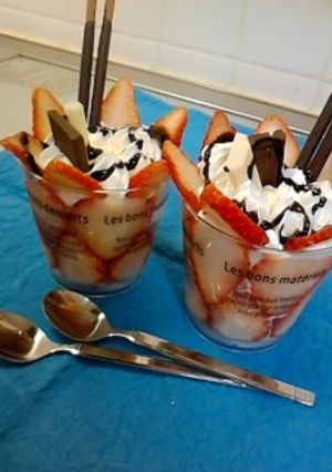 いちごパフェ（ぷち）-レシピのメイン写真