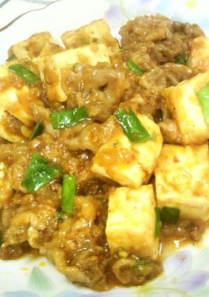 お箸で食べられる　豚小間麻婆豆腐♪-レシピのメイン写真