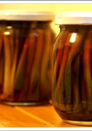 アイヌネギ(行者にんにく)の醤油漬け-レシピのメイン写真