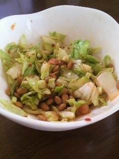 キャベツ&納豆で満腹レシピ-レシピのメイン写真