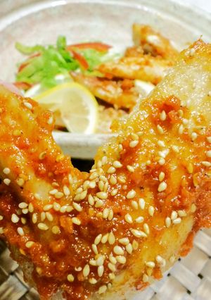 韓国鶏料理❀お手軽・焼きヤンニョムチキン-レシピのメイン写真