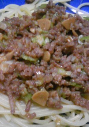 超てきとー肉味噌パスタ-レシピのメイン写真