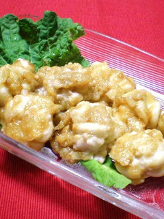 日本酒片手に鱈の白子の醤油焼-レシピのメイン写真