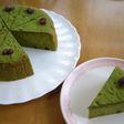 抹茶と小豆のガトーショコラ
