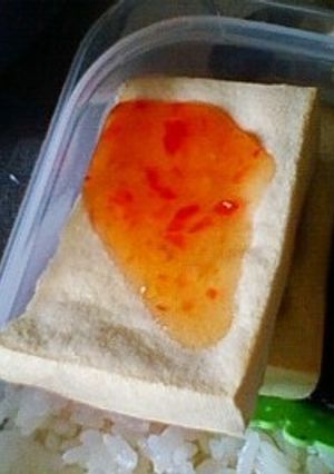 お弁当に♪高野豆腐を焼いてみました☆-レシピのメイン写真