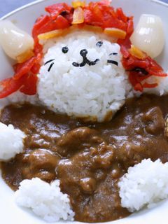 ひこにゃんカレー-レシピのメイン写真