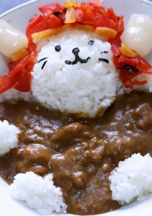 ひこにゃんカレー-レシピのメイン写真