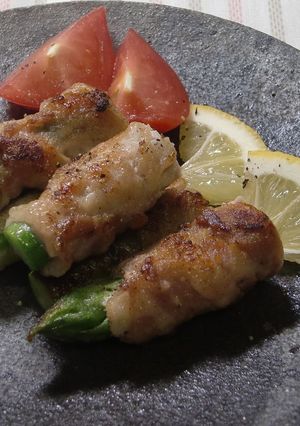 アスパラの豚肉巻き♪レモン風味-レシピのメイン写真
