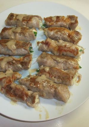 スナップえんどうとチーズの肉巻き-レシピのメイン写真