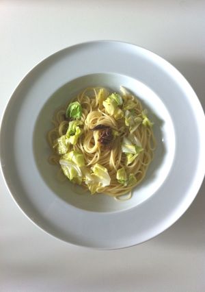 春キャベツとアンチョビのパスタ-レシピのメイン写真
