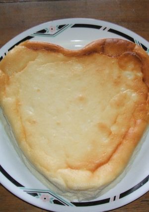 ふわふわスフレチーズケーキ-レシピのメイン写真