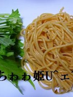 簡単☆キムチ マヨ ゴマ パスタ♪-レシピのメイン写真