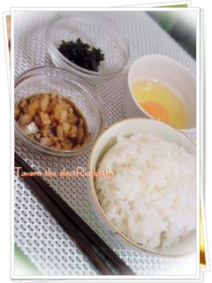 キムチと韓国海苔の幸せ卵かけご飯-レシピのメイン写真